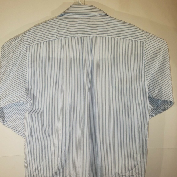 Michael Kors Blue And White Striped Shirt - Picture 4 of 8